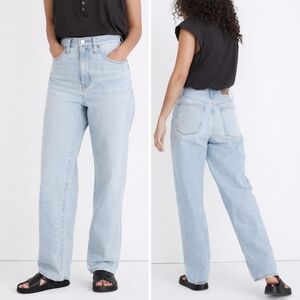 Madewell Baggy Straight Jeans Berteau Wash 27
